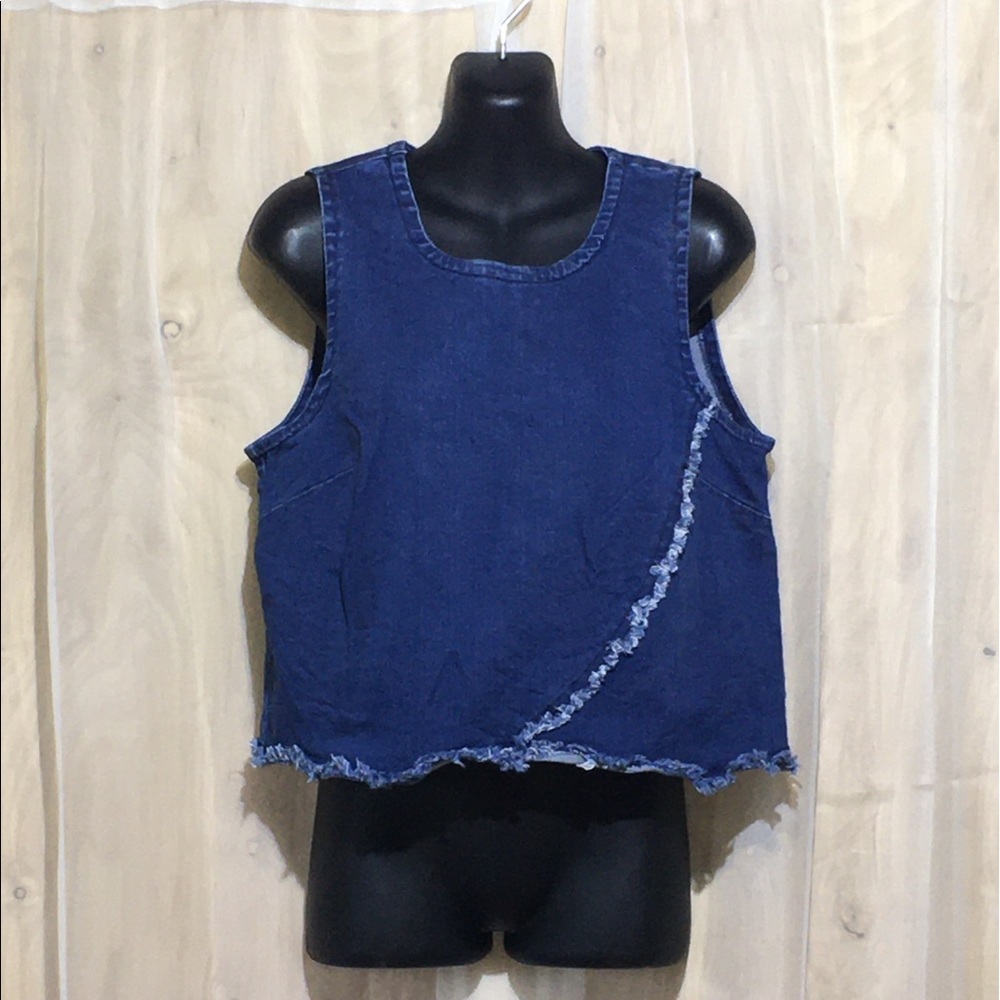 BCBGeneration women’s jean tank top Small